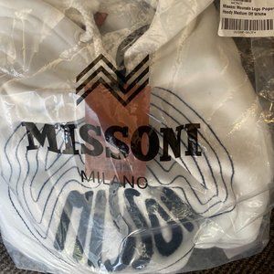 Missoni Logo-Embroidered Drawstring Hoodie